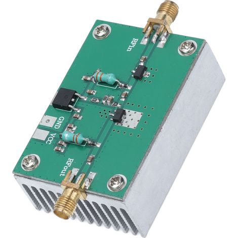 Module amplificateur RF large bande pour transmission radio 1-512 MHz, 12 V CC, 1,6 W, HF, FM, VHF, UHF
