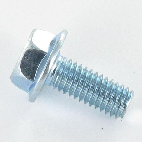 Vis métaux Tête hexagonale TH M5X30 Embase lisse Acier zingué-100 pièces