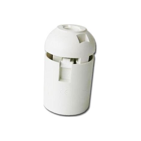FPLUS electricidad portalamparas e-27 blanco blister 15001-60504