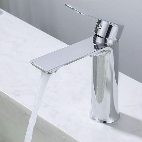 Mitigeur Lavabo Robinet Salle de Bain Mitigeur Vasque Robinet Lave Main Robinetterie Acier inoxydable (1/5)