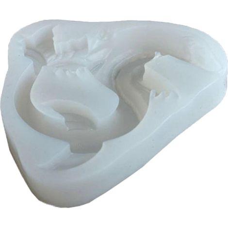Moule à bougie en silicone en forme d'œuf de dinosaure pour projets de bougies, savons et aromathérapie. Idéal pour la maison, les loisirs créatifs et l'artisanat. (1/4)