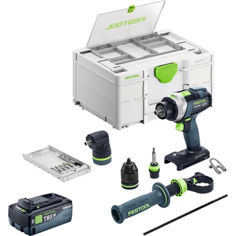 Festool TPC 18/4-Basic-Set Akku Schlagbohrschrauber 18 V 75 Nm Brushless + 1x Akku 8,0 Ah + Systainer - ohne Ladegerät