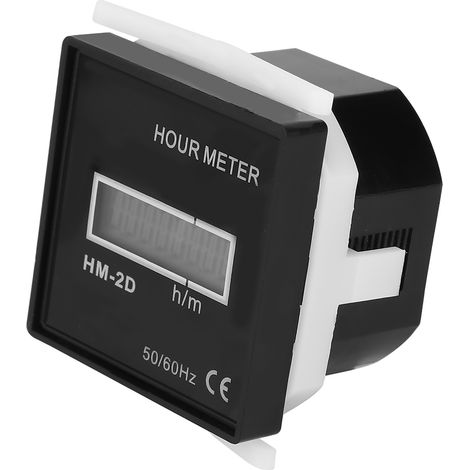Compteur électrique numérique HM-2D AC100-240V avec affichage LCD et indicateur de temps (1/5)