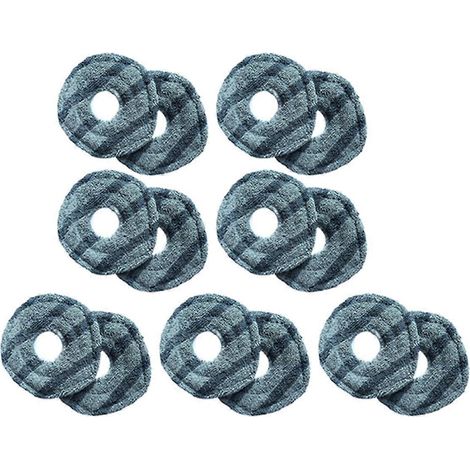 Lot de 14 lingettes de nettoyage lavables pour aspirateurs robots X10 Pro Omni et X9 Pro - Pièces de rechange (1/5)