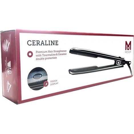 Moser CeraLine Premium Keramik-Turmalin Glätteisen mit Touch-Display 4466-0051"-"181650502