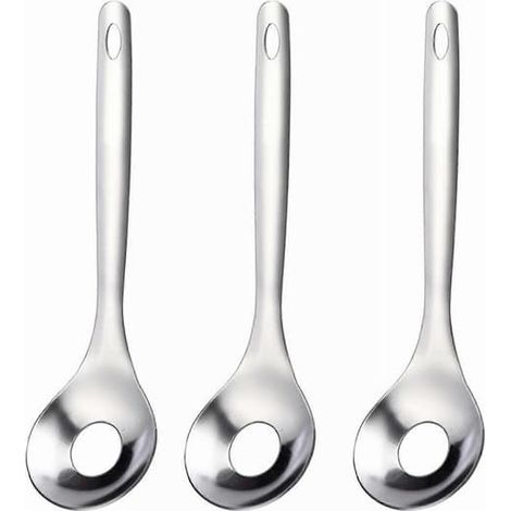 Cuillère à boulettes de viande en acier inoxydable (2 ou 3 pièces), éplucheur cactus pour la cuisine, facile à nettoyer, compatible lave-vaisselle, outil d'épluchage manuel efficace avec poignée (lot (1/5)