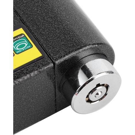 Antivol universel pour frein à disque de moto avec alarme de sécurité et batterie incluse. (1/5)