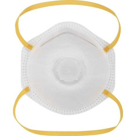 GIME 2575497 MASQUE ANTI POUSSIÈRES FINES AVEC SOUPAPE FFP1 10 PC(S) DIN EN 149:2001 + A1:2009 (1/5)