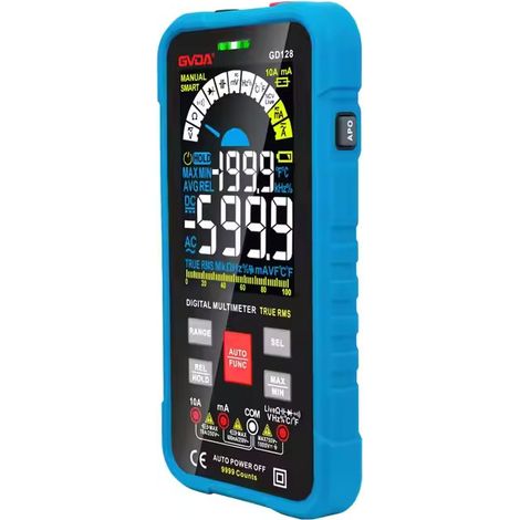 GVDA GD128 Digital Multimeter with Smart Measure and Color LCD GVDA GD128 Digital Multimeter with Smart Measure and Color LCD Blue case (1/5)