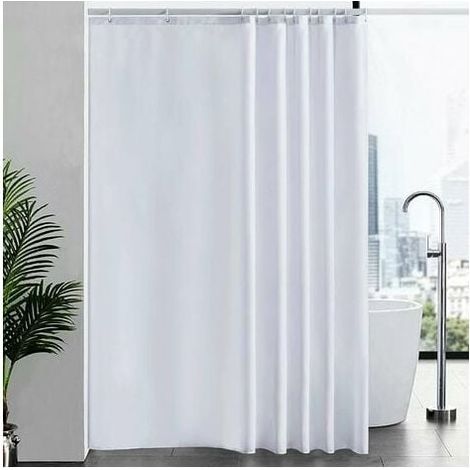 Ride De Douche - Polyester 200x220 Cm - Impermeable Anti-Moisissure - Oeillets Acier Inoxydable - Poids Plomb - 1 Unidad (1/5)