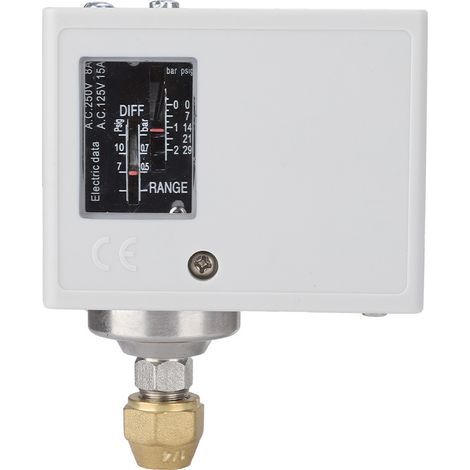 Pressostat électronique de régulation de pression pour compresseur d'air/d'eau (1/5)
