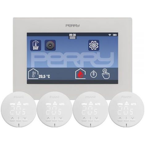 PERRY Kit multizona composto da: 1x CR051WIFI  + 4x VTRX05 - 1TXCR051KIT1