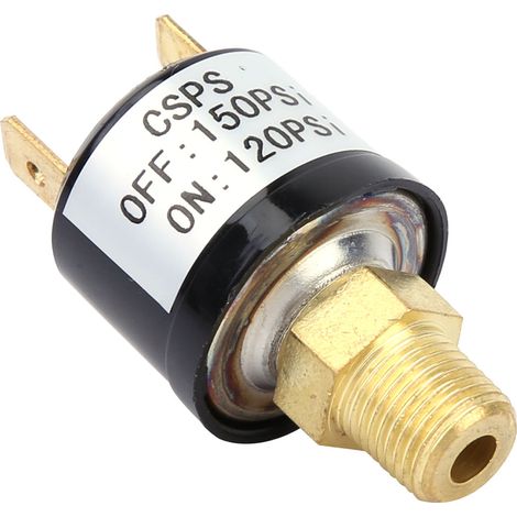 Pressostat robuste pour compresseur d'air 120-150 PSI (1/5)
