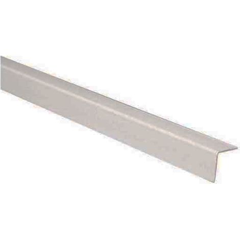 Paraspigolo in plastica 2,6 metri 22x22mm bianco