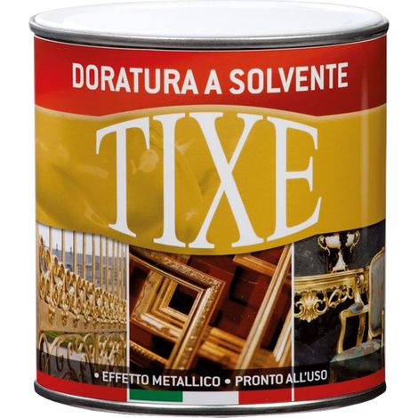 Vernice oro solvente per interni - Tixe Doratura Oro Ricco - 125 ml (1/5)