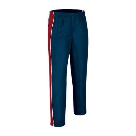 Pantalón deportivo en tejido acetato dualflock Tournament XL Azul Marino/Rojo/Blanco