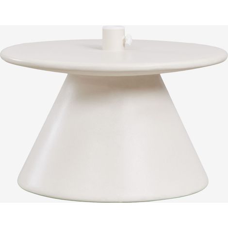 Base per ombrellone con tavolo rotondo integrato Ø60 cm in cemento Darwys SKLUM (1/5)