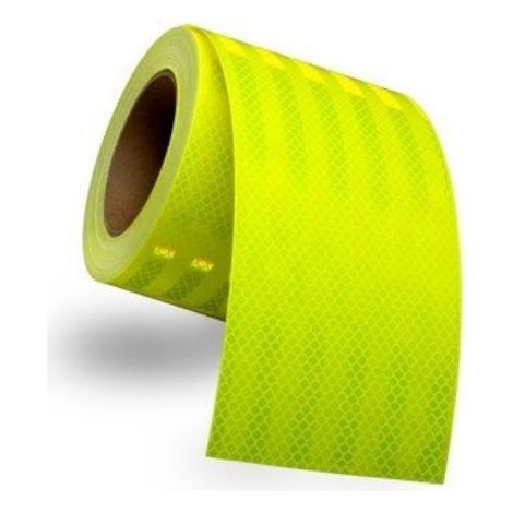 Selbstklebendes, reflektierendes Folienband mit hoher photometrischer Leistung, 5 m x 5 cm, grün