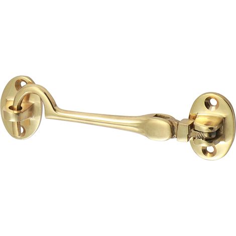 TIMCO Cabin Hook Polished Brass - 100mm