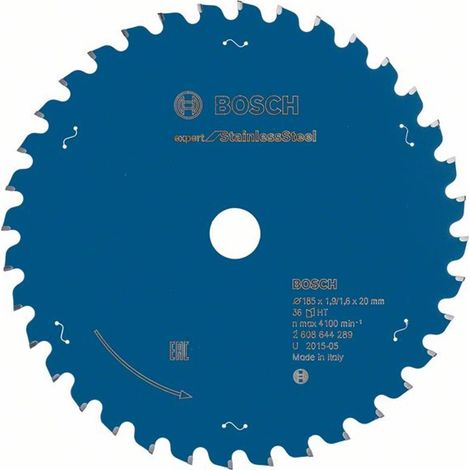 Bosch Kreissägeblatt Expert for Stainless Steel für Handkreissägen 185 x 20 x 1,9 mm 36 Zähne - 2608644289 (1/5)