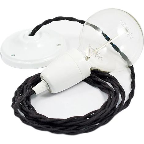 Lampada creative-cables tc04 porcellana 20 cm (1/3)