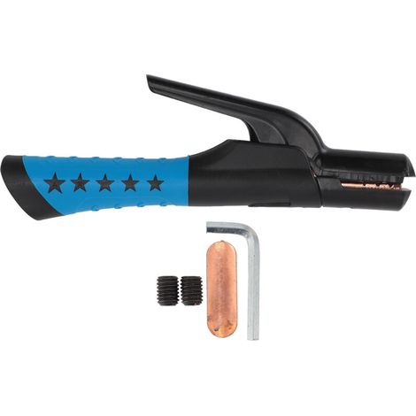 Porte-électrode de soudage 500A, pince robuste de style européen pour électrodes de 6,3 à 10,0 mm de diamètre (1/5)