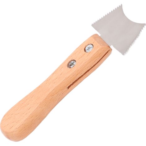 Lame de scie à rainurer pour guitare, couteau de nettoyage des frettes, manche en hêtre, outils pour instruments de musique M02835 (1/5)