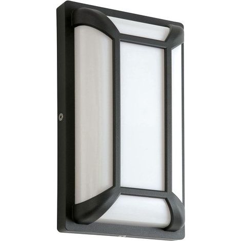 CAMILLE 1 Appl. Mur Ext. IP65 IK07 graphite LED intég. 10W 3000K 375lm ARIC 50542 (1/3)