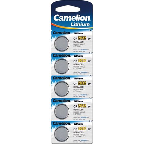 Camelion CR2032 Lithium 5 pièces CR2032-BP5 (1/5)