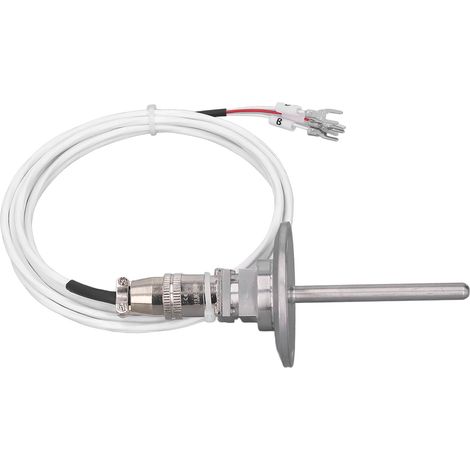 Sonde de température PT100 avec connecteur détachable à 3 broches, prise aviation, câble de détection de température de 2 mètres (1/5)