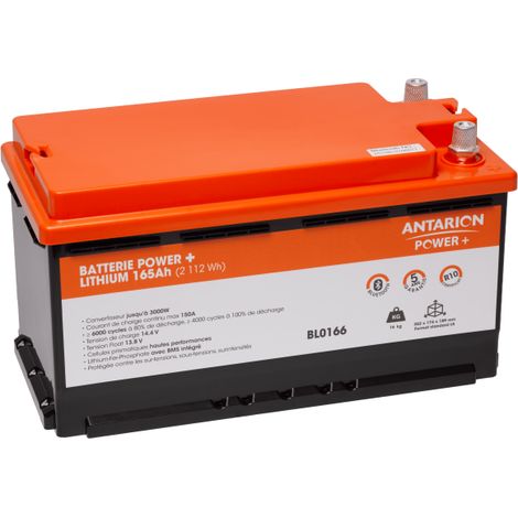 Batterie Lithium 165ah Antarion Bluetooth énergie Portable Haute Capacité Avec Gestion Bluetooth. - Antarion Power + (1/2)