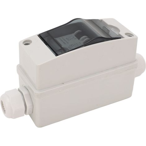 32-A-DC/AC-Leistungsschalter, Solar-PV-Trennschalter mit wasserdichtem DIN-Schienengehäuse, DC 12–400 V, AC 90–400 V (1/5)