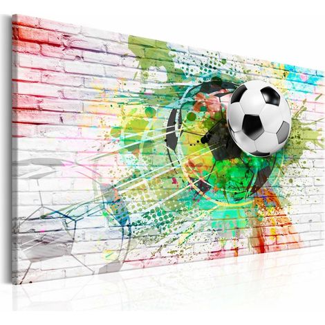 Tableau sport coloré - 120 x 80 cm (1/4)
