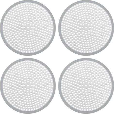 Récupérateur de cheveux pour siphon de douche, lot de 4 unités, en acier inoxydable, pour l'entretien de la salle de bain, du lavabo ou de la baignoire.-AquaForge (1/5)