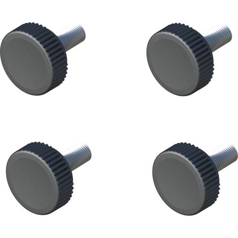 Lot de 20 cache-écrous de roue chromés universels de 19 mm avec outil de démontage (1/2)