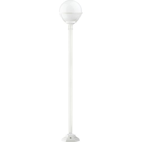 Columna clásica CLIC-CLAC GLOBO Smooth IP44 E27 42W 1820mm Blanco