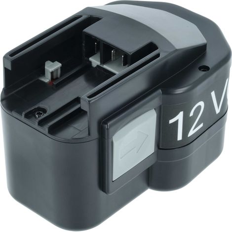 vhbw Batería compatible con Milwaukee PSG12 Power Plus, PSG12PP, PSM12PP, T Flat pack, Worklight Kit herramienta (2100 mAh, NiMH, 12 V)
