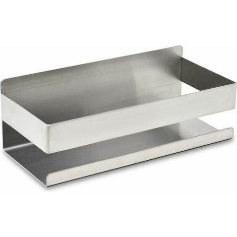Etagere salle de bain pour shampoing et gel douche Rangement douche chromé Etagere douche sans perçage Support douche à ventouse Porte savon douche argenté (1/4)