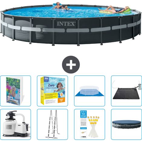 Intex Piscina Ultra XTR Rotonda - 732x132 cm - 9-pezzi  S582 (1/4)