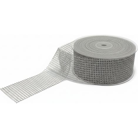 Arpimex Nastro Mesh Rete Argento Polyester 50 mm 18 mt (1/4)