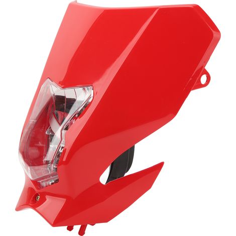 12-V-Motorradscheinwerfer, ultrahell, multifunktional, verstellbar, wasserdicht, Frontlicht für CRF450L und CRF450XR, Rot (1/5)