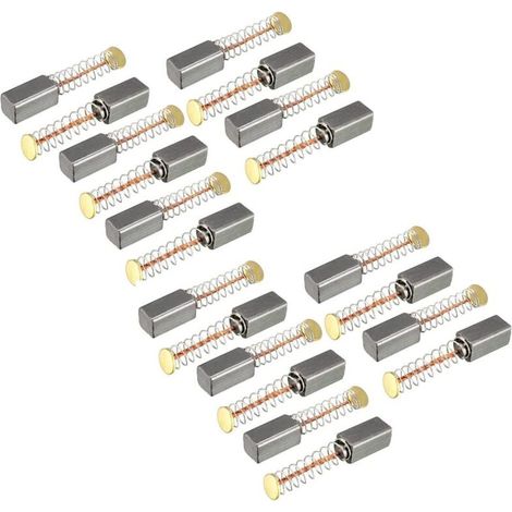 Spazzole di ricambio in carbonio per motori elettrici, 13 x 8 x 5 mm, confezione da 20 (1/5)