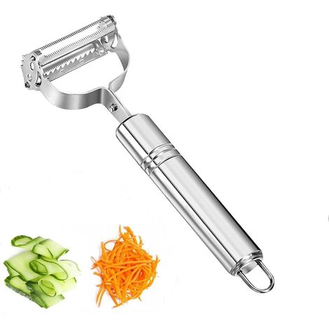 Éplucheur Universel de Légumes et Fruits, Poignée Ergonomique en Inox, Manuel pour Pomme de Terre, Économe de Cuisine (1/5)