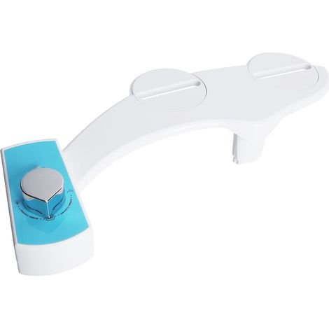 Abattant de toilettes avec bidet non électrique, jet d'eau mécanique chaud et froid, adaptateur US (1/5)
