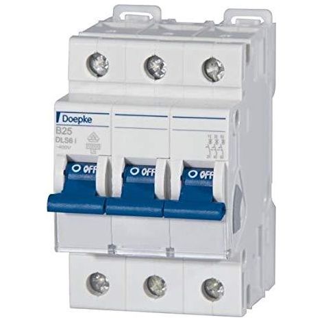 Interruttore Modulare Standard Doepke Bianco 10 kA 400 V