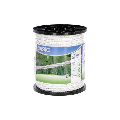 FUNE P/ELETTRORECINZIONI 6 MM RT 200 M- 1,0 rotoli
