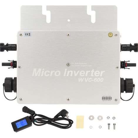 PV solaire extérieur IP65 connecté par grille micro d'écran LCD 600W imperméable (1/5)