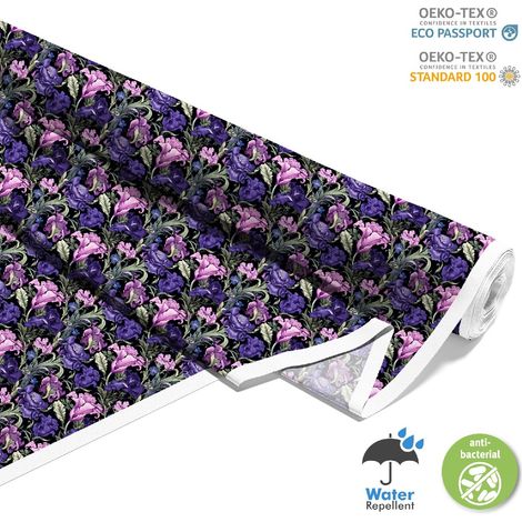TISSUS DÉCORATIFS D'EXTÉRIEUR OXFORD - Motif Fleurs I DX5161 (1/5)