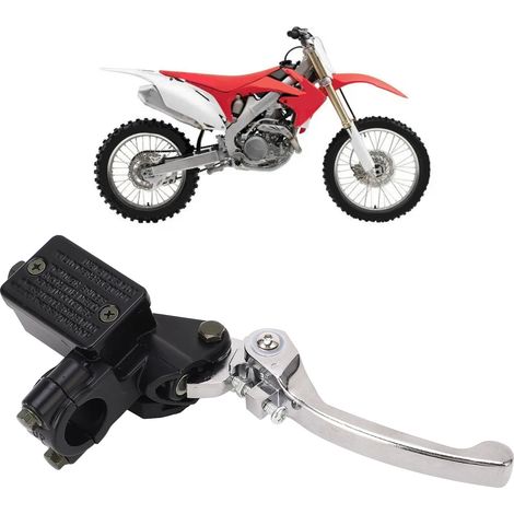 22 mm rechter Bremshebel mit Bremspumpe, kompatibel mit 50-250 cm³ Offroad-Motorrädern (CRF50, SSR, Apollo, Taotao, Coolster, Lifan, YX). (1/5)
