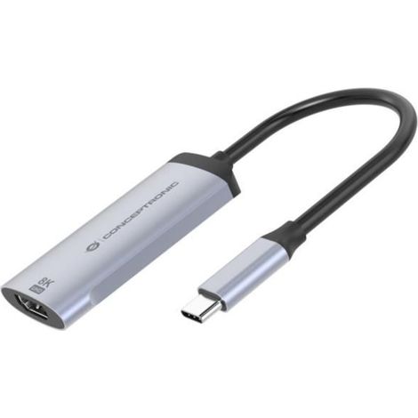 Conceptronic ABBY23G adattatore grafico USB 7680 x 4320 Pixel Argento (1/4)